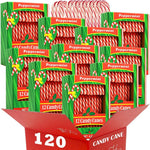 Cougar peppermint candy canes front view of the festive wholesale bulk box