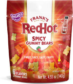 Huer - Frank's RedHot Original Spicy Gummy Bears 2 Pack - Sweet, Spicy, Salty, Fruity Candy - 6 Flavors - A Fiery Twist on Classic Gummies - 4.93oz Bags (Pack of 2) - Image 3
