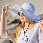 Durable plastic and nylon clips for hiking hats