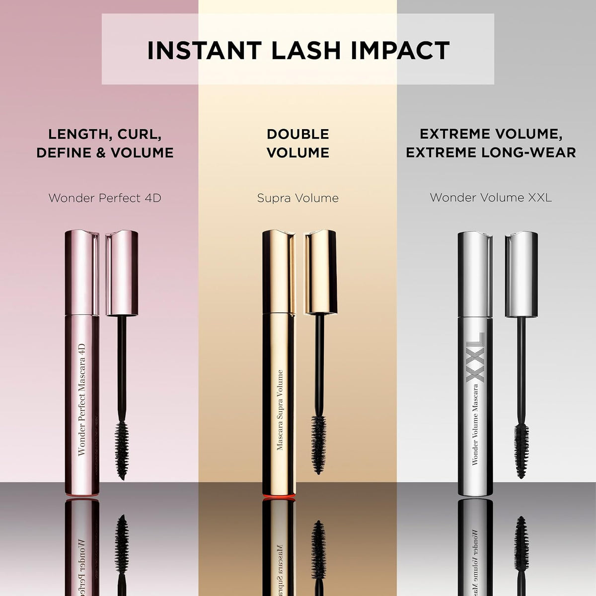 Clarins Wonder Volume Mascara XXL lifestyle lash application