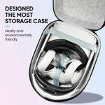 BnLnHOGVR storage case zipper and nylon hand strap detail