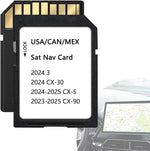 Lymfora 2025 Navigation SD Card front view for Mazda vehicles.
