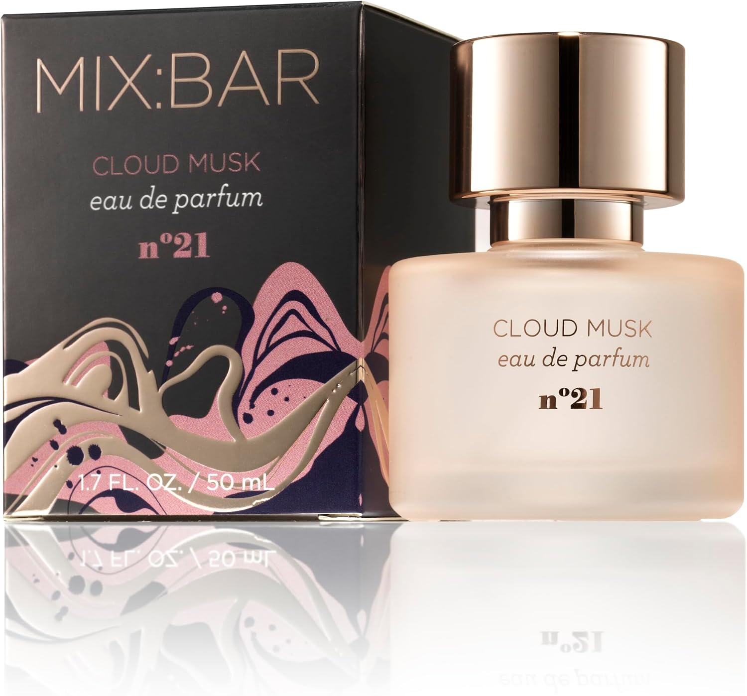 MIX:BAR Cloud Musk front view perfume bottle packaging