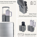 LebenHaus travel drink organizer holding a Stanley tumbler