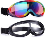Rngeo UV protection snow goggles showing soft foam padding detail