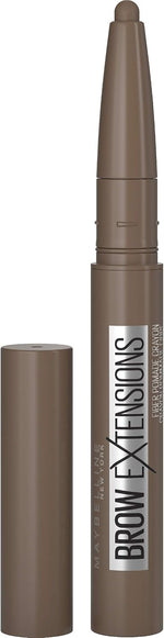 Comparison of sparse vs full brows using Maybelline crayon
