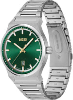 BOSS Candor men's watch side profile and crown detail