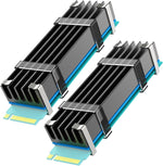 GLOTRENDS M.2 Heatsink Kits with Thermal Pad for 2280 M.2 SSD, Fit for Desktop PC Installation, 22x70x10mm Aluminum Body - Image 10