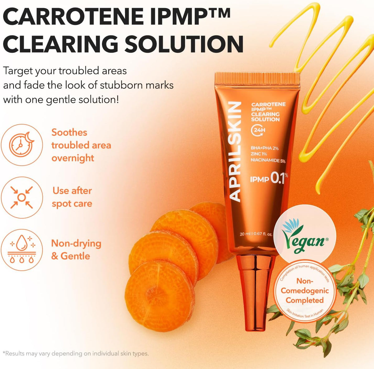 Aprilskin Real Calendula Peel Off Mask tube showcasing the genuine Korean botanical exfoliating formula.