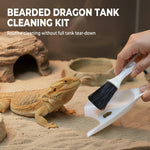 HouseBegan reptile tank mini dustpan and broom set for enclosure