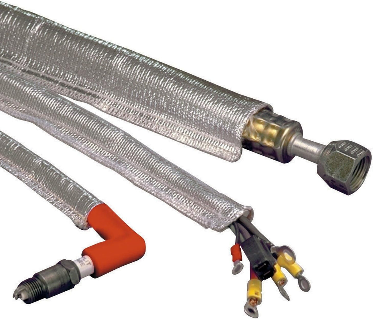 Design Engineering wire protection sleeving installed