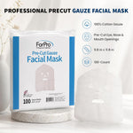 ForPro high frequency treatment cotton gauze mask box side view