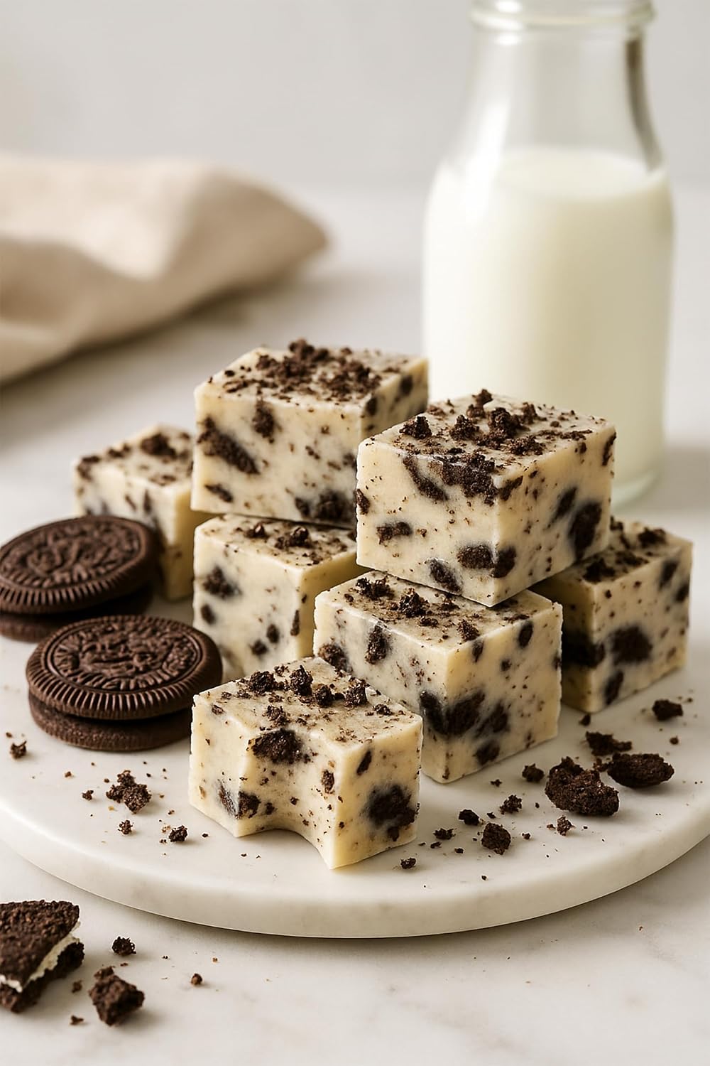 Individually wrapped creamy homemade fudge pieces inside a premium gift presentation box.