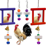 Sumind colorful bird swing pecking toy set complete kit