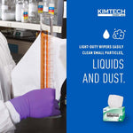 Kimtech Kimwipes stack of delicate task wiper sheets