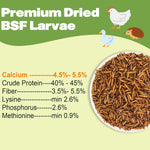LIWII organic high protein insect grubs for chickens and reptiles