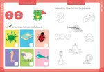 DK children reading practice workbook interior layout with parent tip boxes
