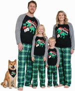 IFFEI Family Christmas Pajamas Matching Sets with Graphic Tops and Pockets | Christmas pajamas for family with pockets, soft stretch tops and plaid pants with adult adjustable drawstring waist - Image 11