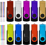 16GB 20-Pack Bulk Flash Drive Nicepicten Zip Drive USB 2.0 Thumb Drive Pack | FAT32 USB Jump Drives Multipack Memory Stick Pendrive for Backup - 16GB Blue - Image 14