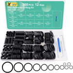 XBVV 1020 Pcs O Ring Kit 20 Size Nitrile Rubber O Ring Assortment Set for Car Auto Vehicle Repair Faucet Plumbing Air or Gas Sealing Connections Resist Oil and Heat - Image 15