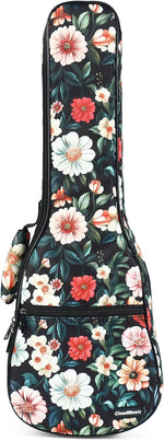 Ukulele Case Gig Bag, Concert 23", Pink Purple Starry Night | Padded, Backpack - Image 15