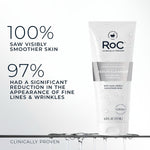 Fragrance free anti aging makeup remover cleanser texture demonstration