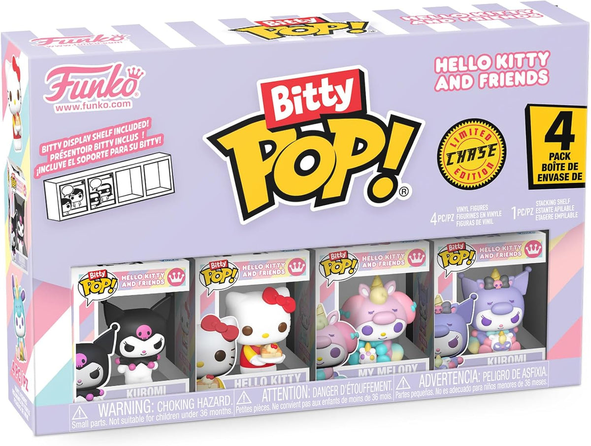 Funko Bitty POP Sanrio Kuromi 4-Pack front view collectible toy
