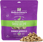Stella & Chewy's Duck and Goose Freeze-Dried Raw Cat Food 8 ounce bag front view