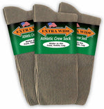USA made extra wide socks packaging display