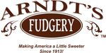 Amish Buggy Home Made Creamy Maple Fudge being served alongside hot tea.