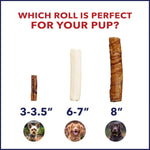 Pet Factory long lasting canine dental chew rolls for plaque and tartar reduction