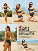 Feitycom period swim bottom folded view