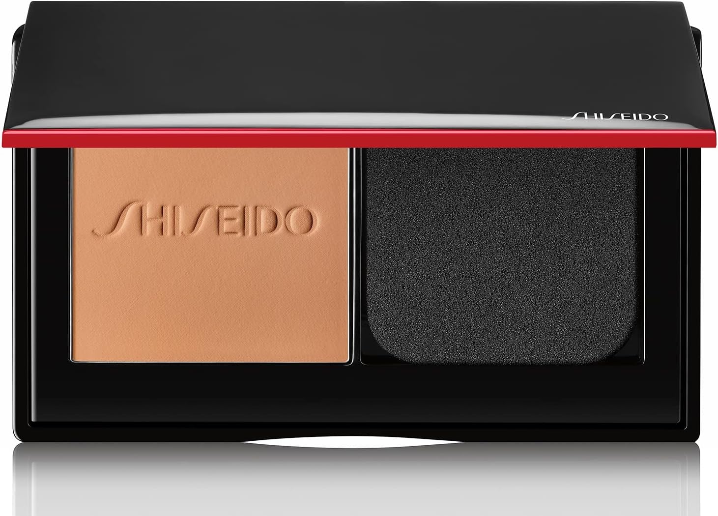 Shiseido Synchro Skin Self Refreshing Powder Foundation Silk 310 front view case open