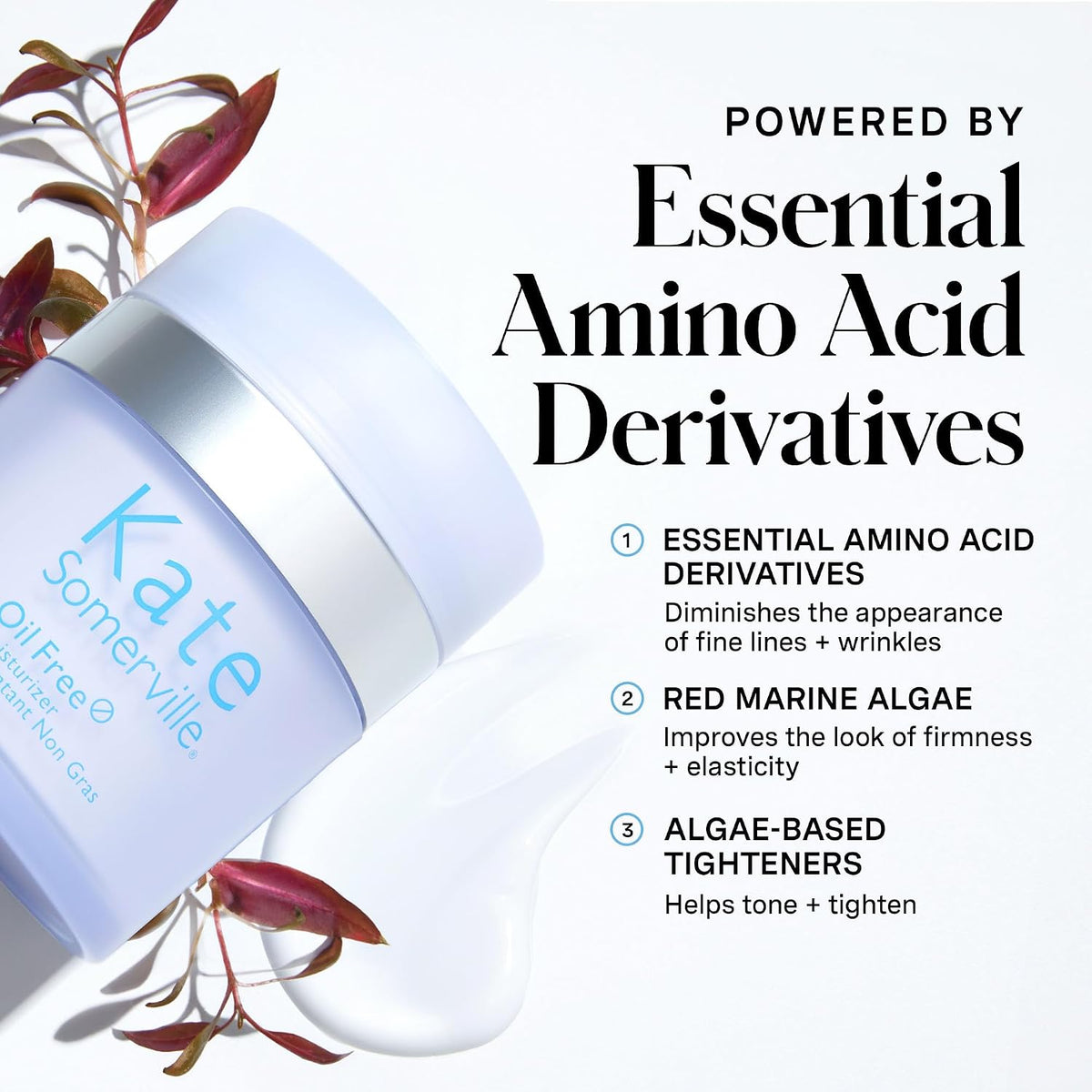 Kate Somerville lightweight hydrating face cream packaging close up