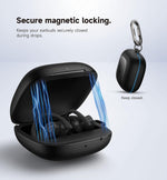 SURITCH Powerbeats Pro Case Cover carabiner attachment display