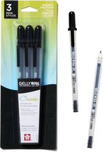Sakura Gelly Roll medium point gel ink pen set front view