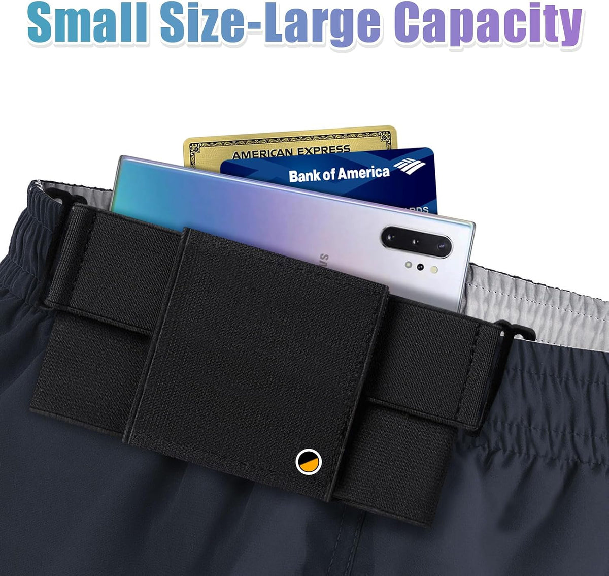 REFAHB Zerone Pouch Invisible Wallet showing material texture