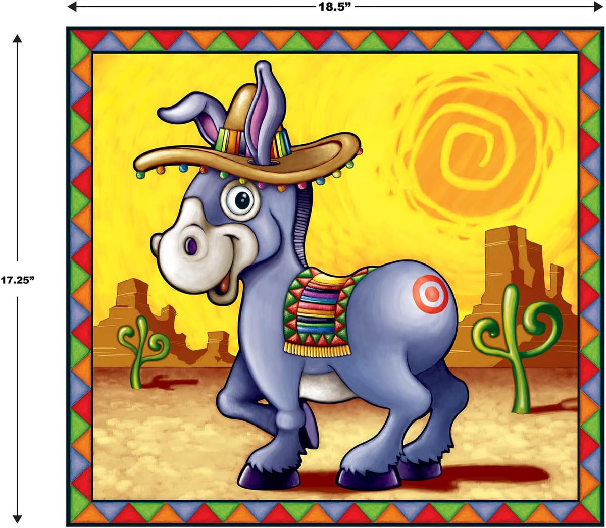Beistle Donkey Game blindfold mask and components