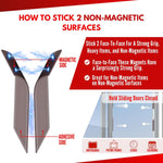 NextClimb heavy duty magnetic tape backing demonstration