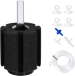AQUANEAT Aquarium Air Powered Sponge Filter, Fish Tank Bio Bubble Filter with Airline Tubing, Valves, Suction Cup(up to 10Gal) - Image 12