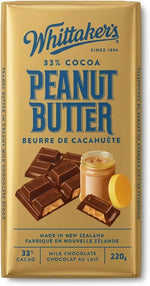 Authentic Whittaker's chocolate branding and logo view
