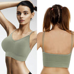 BQTQ V-neck tube top bra worn for everyday casual comfort
