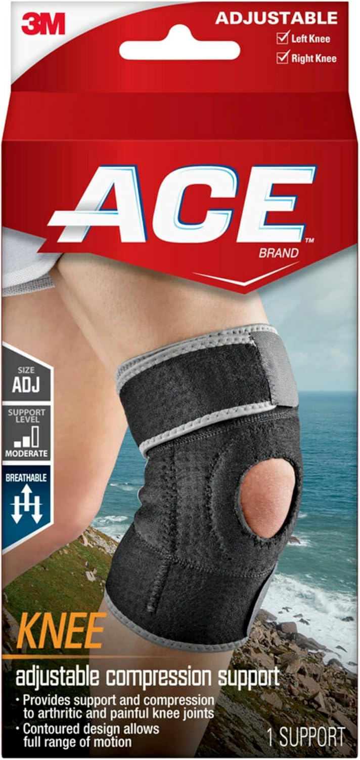 ACE adjustable knee brace front view support