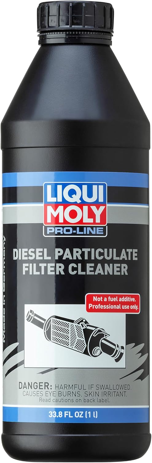 Liqui Moly 20110 Pro-Line Diesel Particulate Filter Cleaner 1 Liter bottle front view for professional garage exhaust system maintenance