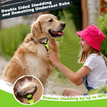 STALTWO green and black bath brush for dogs and cats
