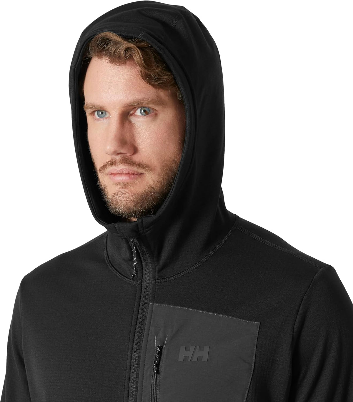 Helly Hansen fleece sleeve thumb hole detail