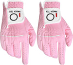 Finger Ten women golf rain grip gloves dual elastic band