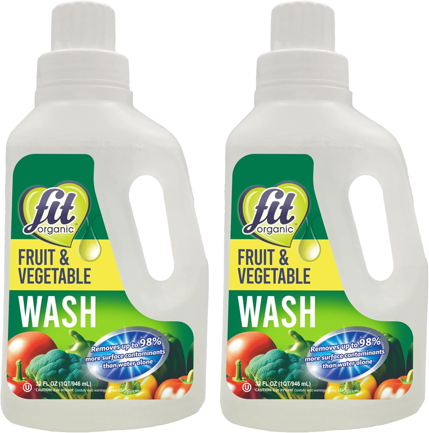 Fit Organic Soaker Produce Wash 32 Ounce front view
