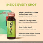 Gluten free caffeine free collagen shot for anti aging benefits