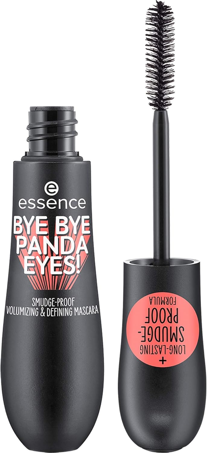 essence | Bye Bye Panda Eyes Tubing Mascara | Smudge-proof, Volumizing Definition | Vegan, Cruelty Free, Free From Parabens & Oils (Pack of 1) - Image 1